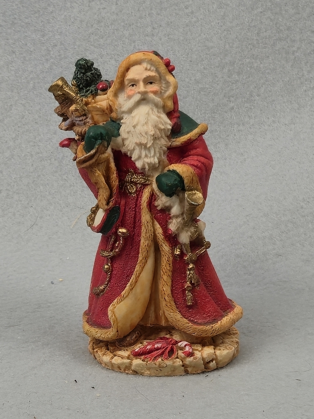 Vintage Midwest of Cannon Falls Santa Claus Figurine 4" Resin Christmas Decor